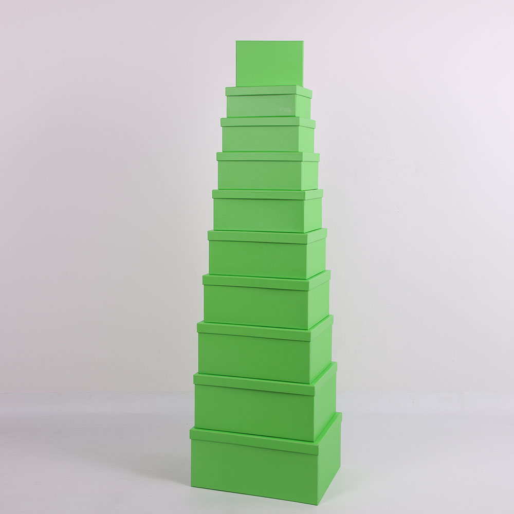 Customized ten-piece rectangular gift box made of 605# Shihao high-quality coated paper Specification image