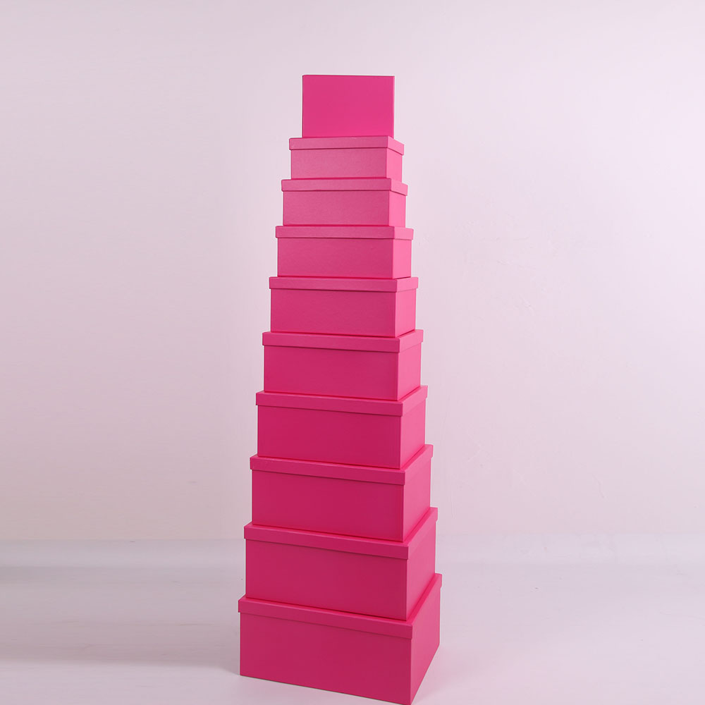 Customized ten-piece rectangular gift box made of 605# Shihao high-quality coated paper