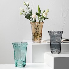 网红ins西班牙透明玻璃花瓶工艺摆件客厅创意水培鲜花餐桌家居装饰品