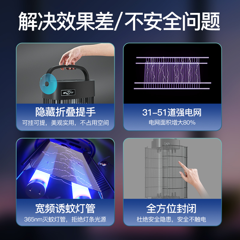 电子灭蚊器、灭蚊灯实物图