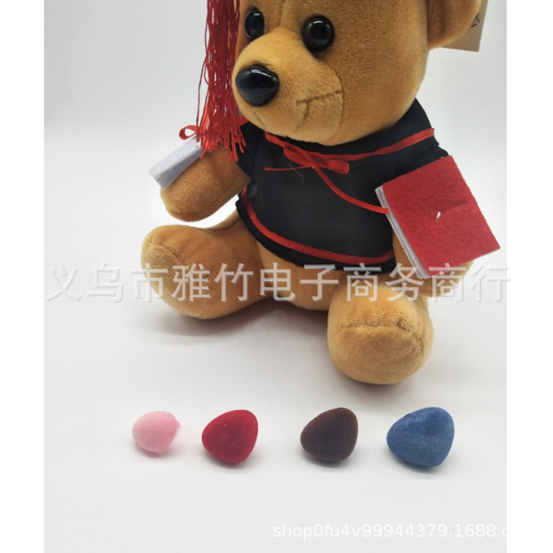 动物鼻子植绒多颜色尺寸齐全螺纹杆艺鼻动物配件