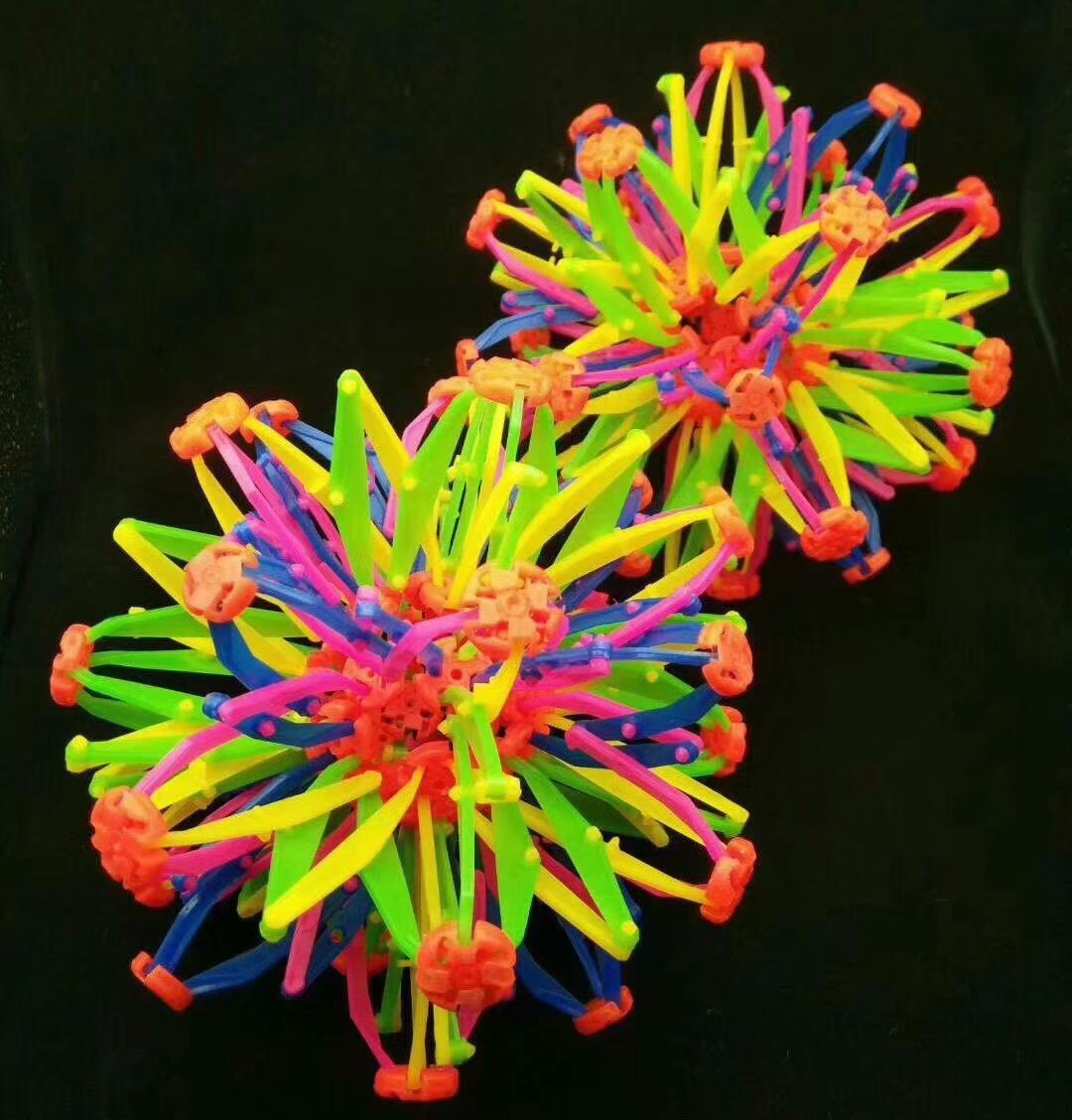 Telescopic magic ball, large flowering ball, 32CM flowering ball, telescopic player, throwing ball, children's outdoor toy, 28CM, 24CM telescopic magic ball Item Picture