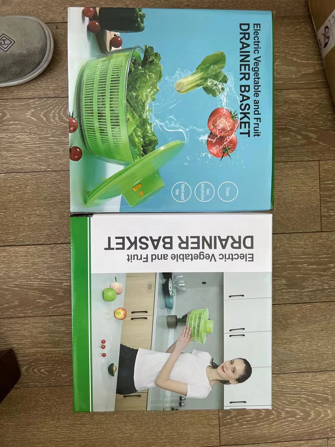 电动果蔬沥水蓝