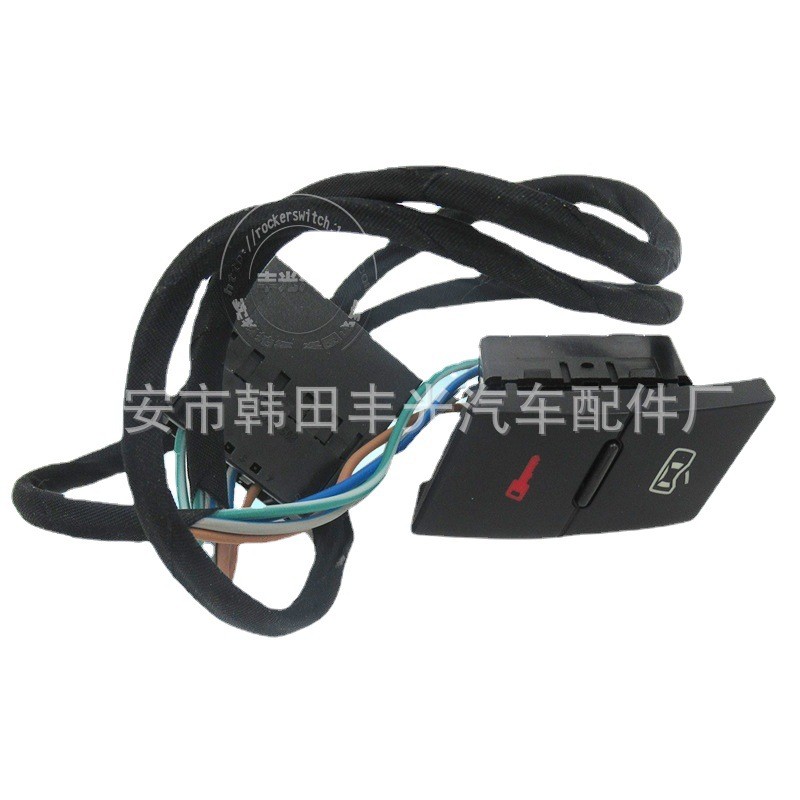 Factory direct sales, suitable for Audi central door lock A6 C5 right rear central door lock switch car central door lock 4C0962108 4 pins Item Picture