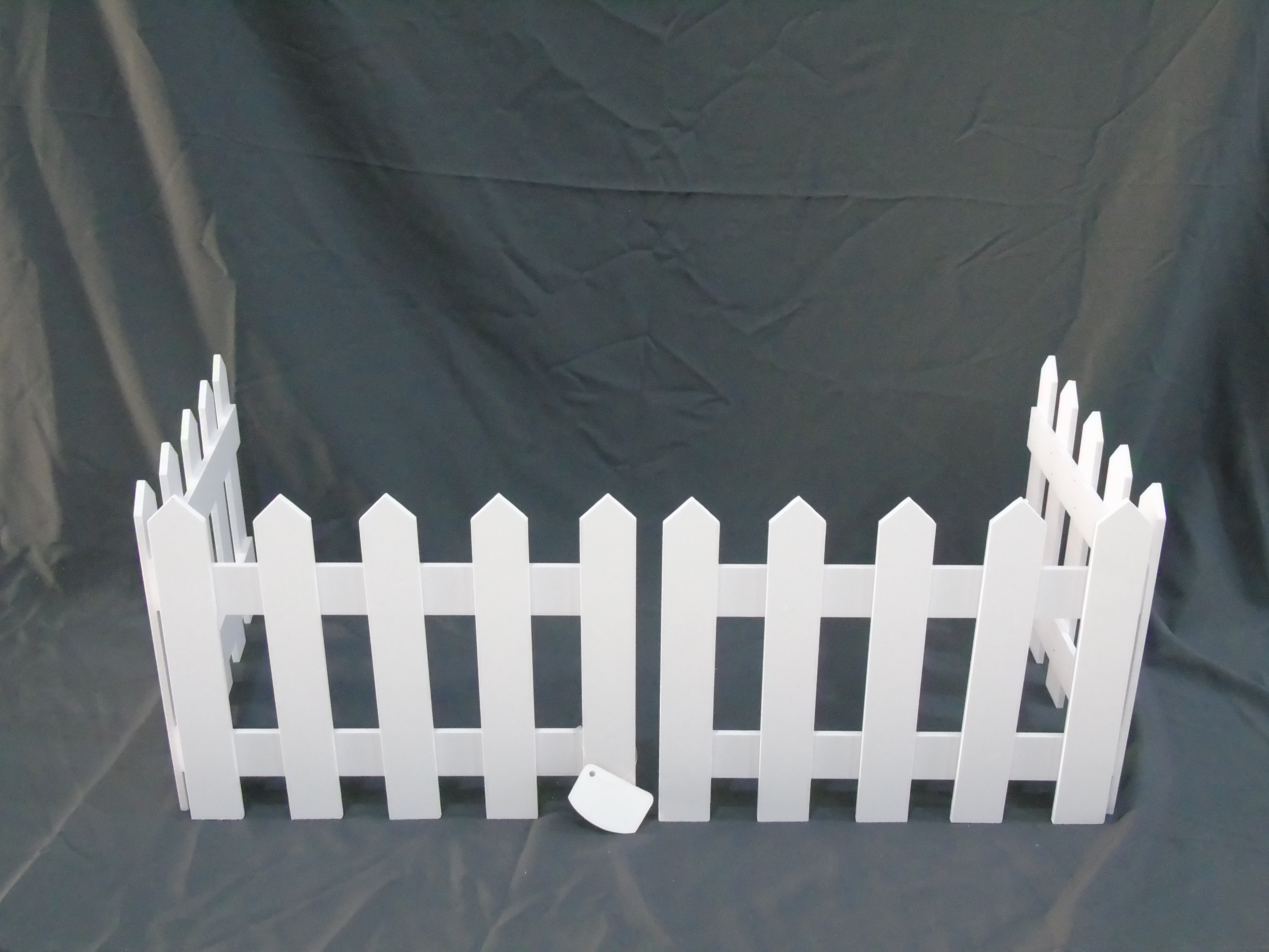 50X80CM Christmas wooden painted fence details Picture