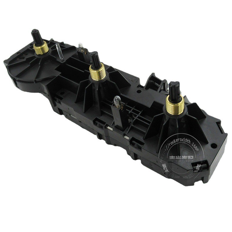 空调控制面板/汽车AC调节开关/汽车开关白底实物图