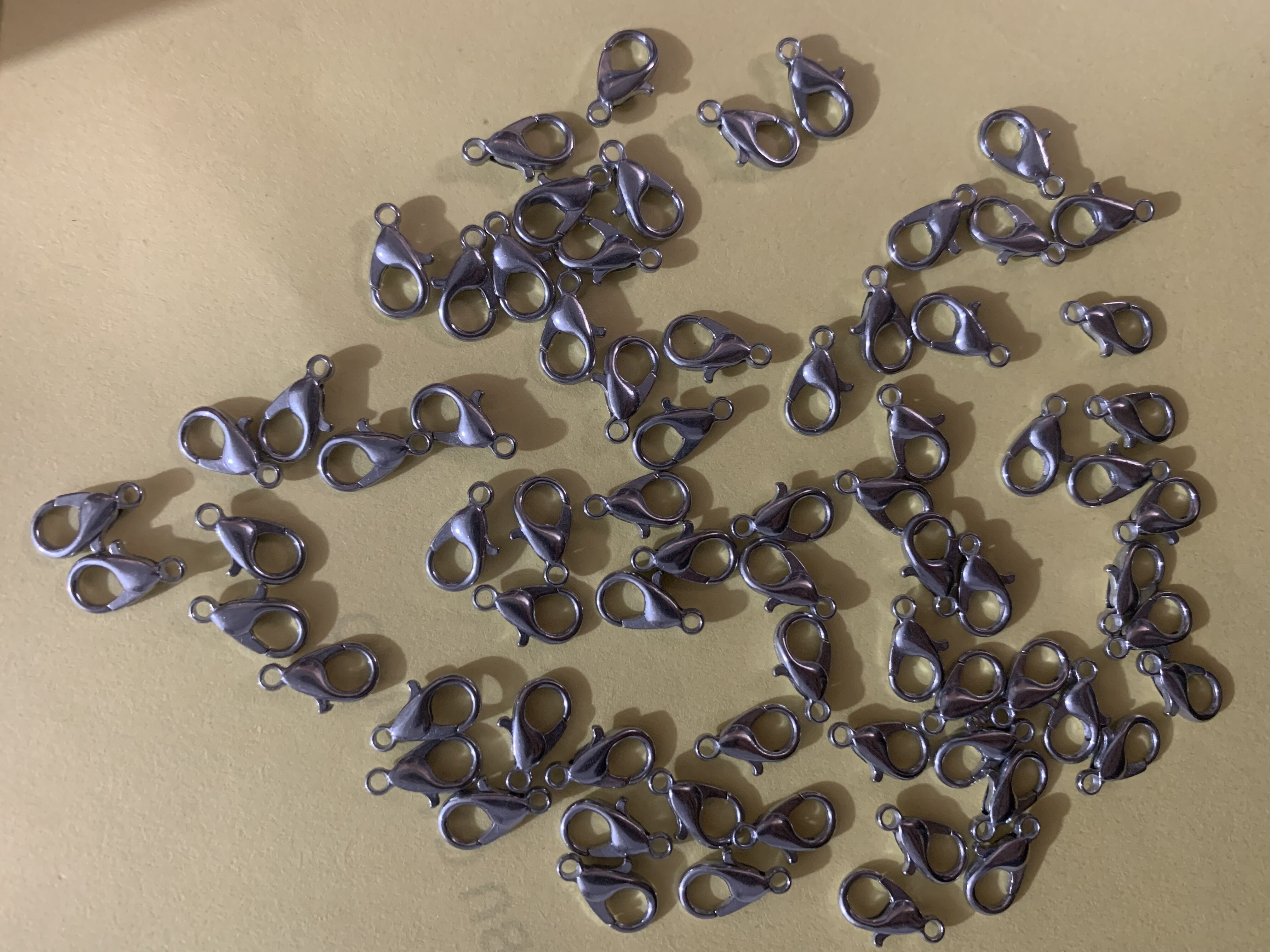 301/302/303DIY串珠金属饰品配件项链扣龙虾扣 吊坠扣手链连接圈手工材料包邮详情1