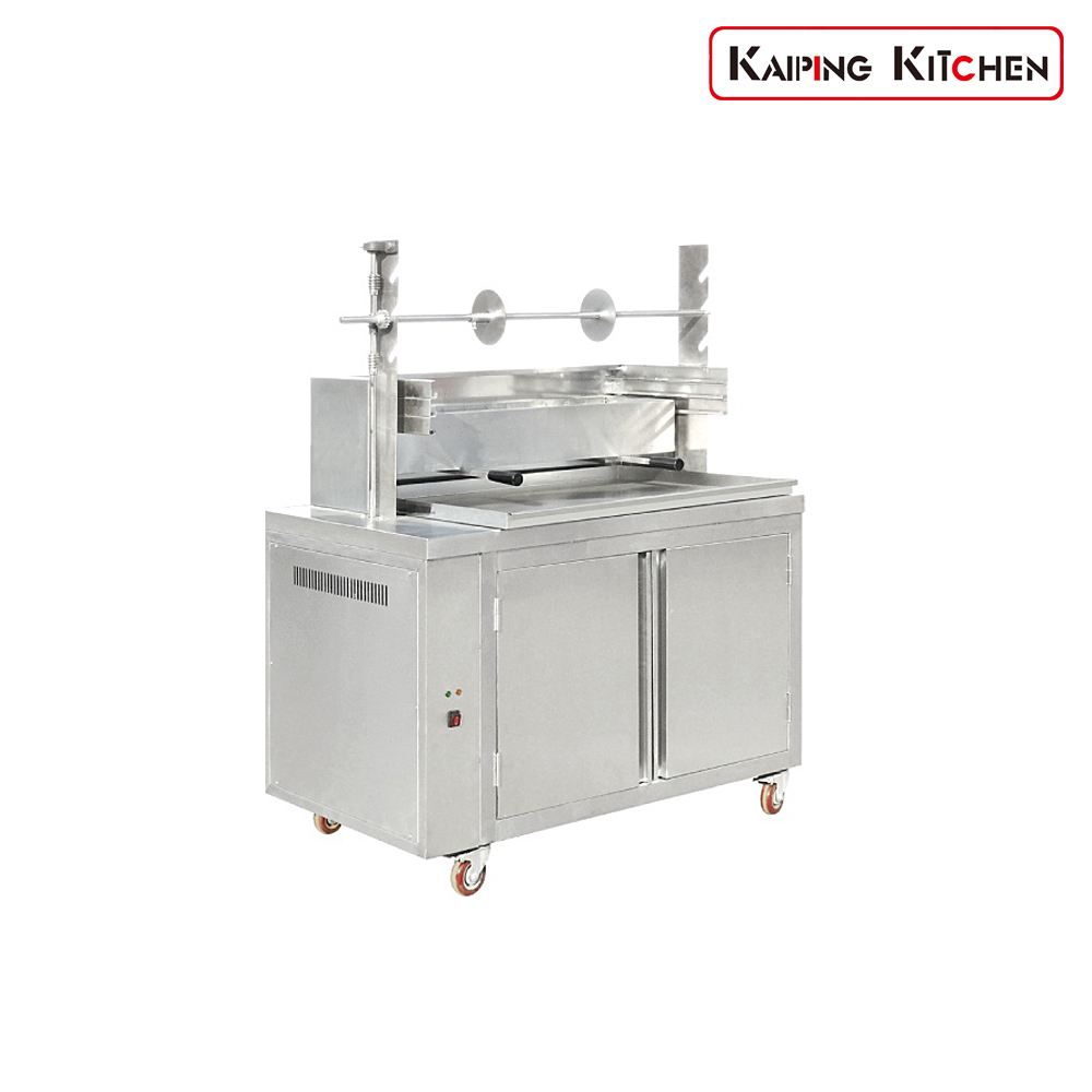 BN-RG09 2②旋转式炭烧烤炉 Rotary Charcoal Barbecue ：材料可选不锈钢AIS[201、