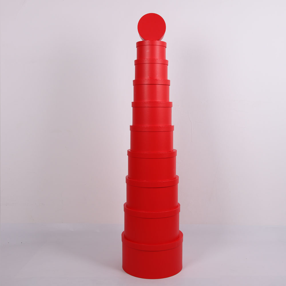 813# Shihao Round Ten-piece Set, Hugging bucket Flower Box, Fresh Flower gift box Factory Direct Sales Valentine's Day gift box