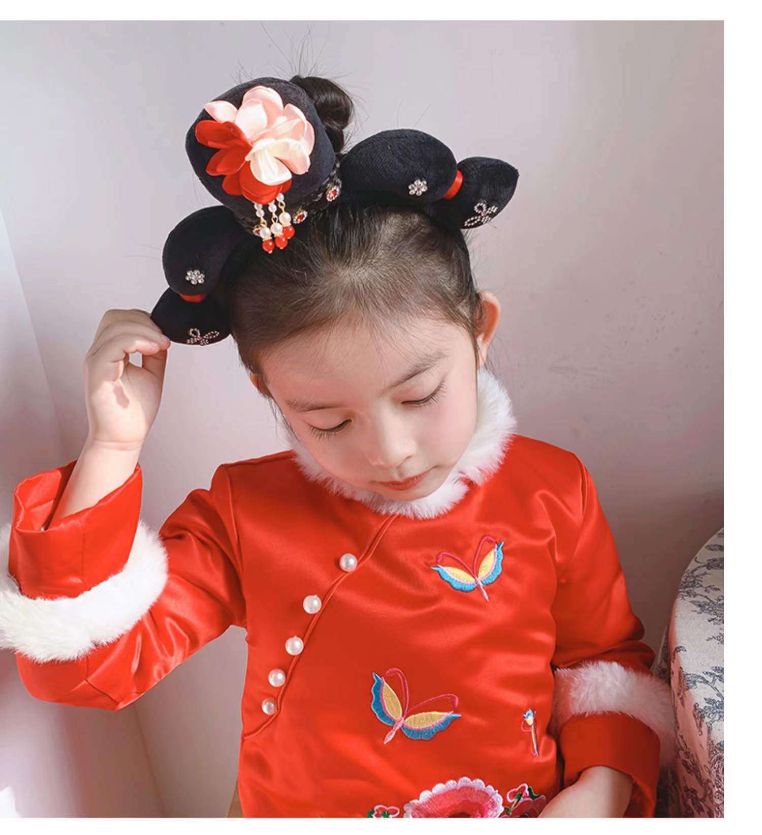 Hairless Hanfu Versatile Chinese-style accessories - Back to the Han and Tang Dynasties - Zhaoyi Hair Band Application Scenario