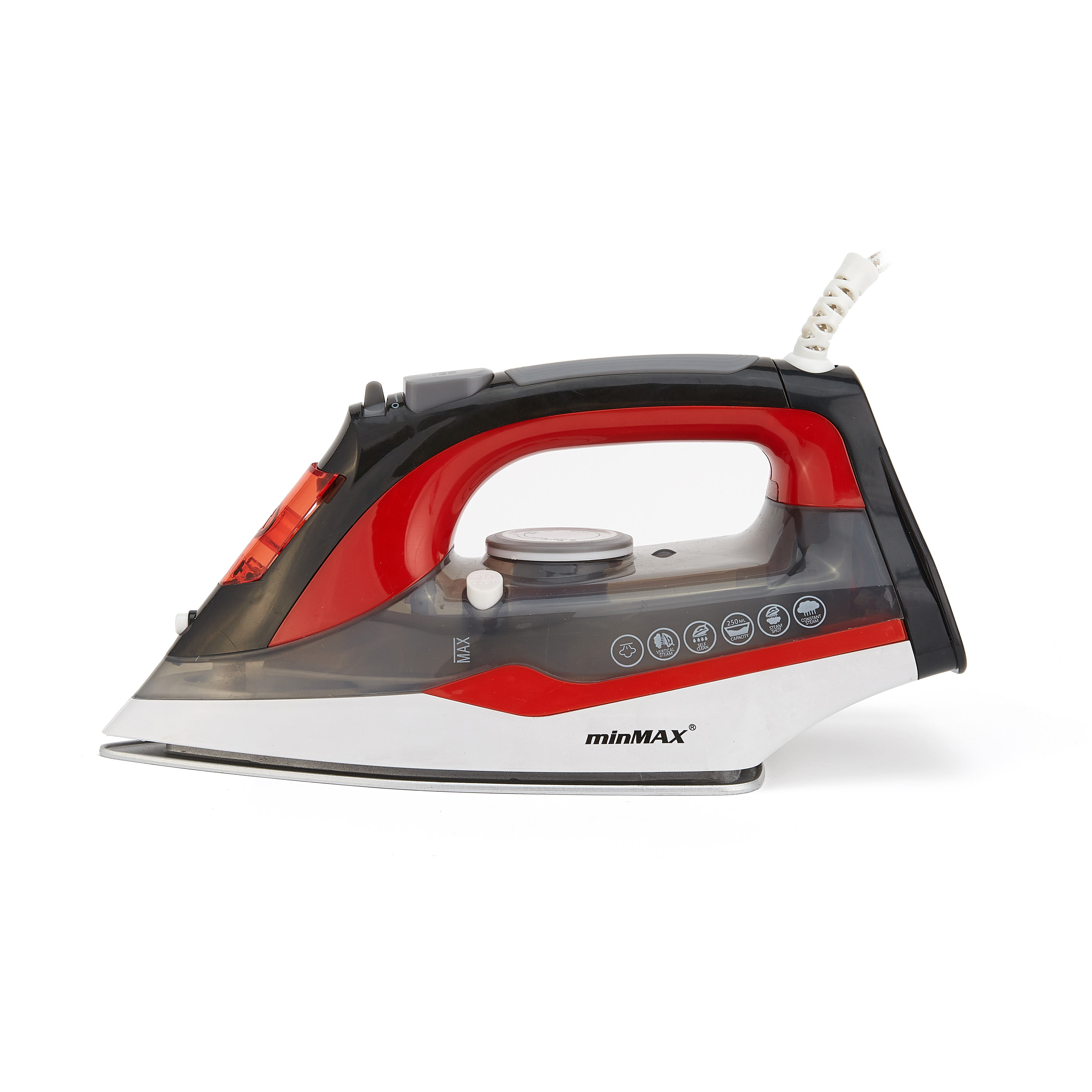 minMAX's new 7102 steam iron is a portable dry ironing handheld machine for dormitory use, exclusively supplied by the manufacturer