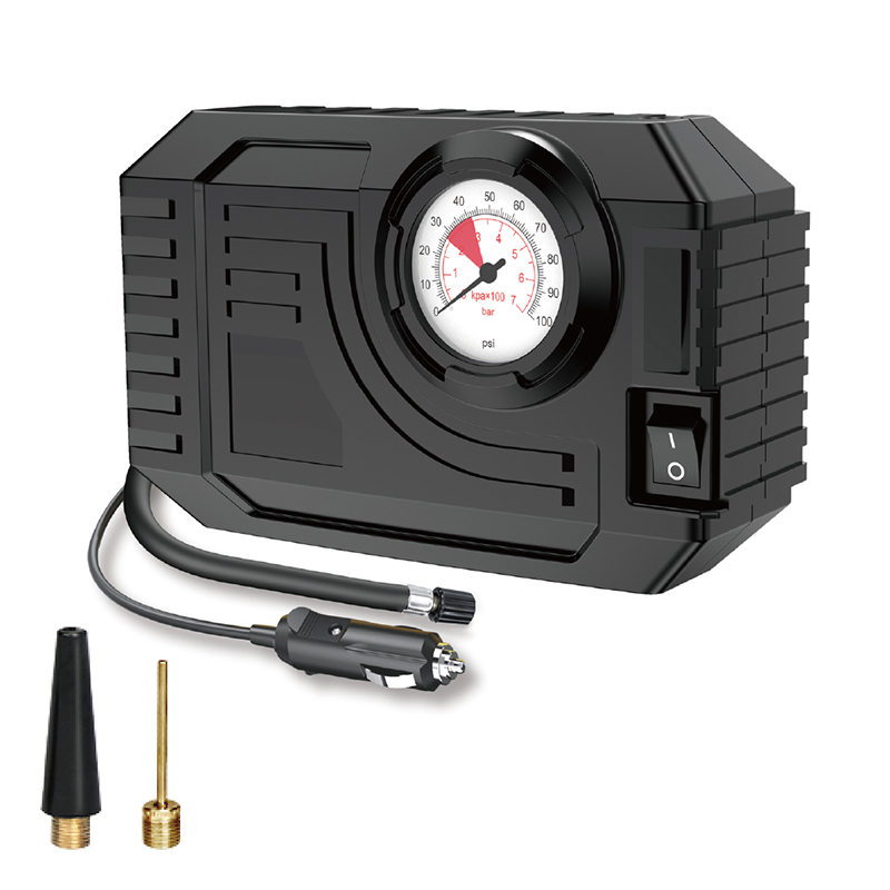 carsun Mini Portable entry-level car air pump, night lighting mechanical car tire inflator Item Picture