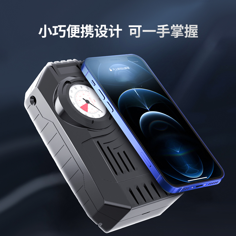 carsun Mini Portable entry-level car air pump, night lighting mechanical car tire inflator Application Scenario