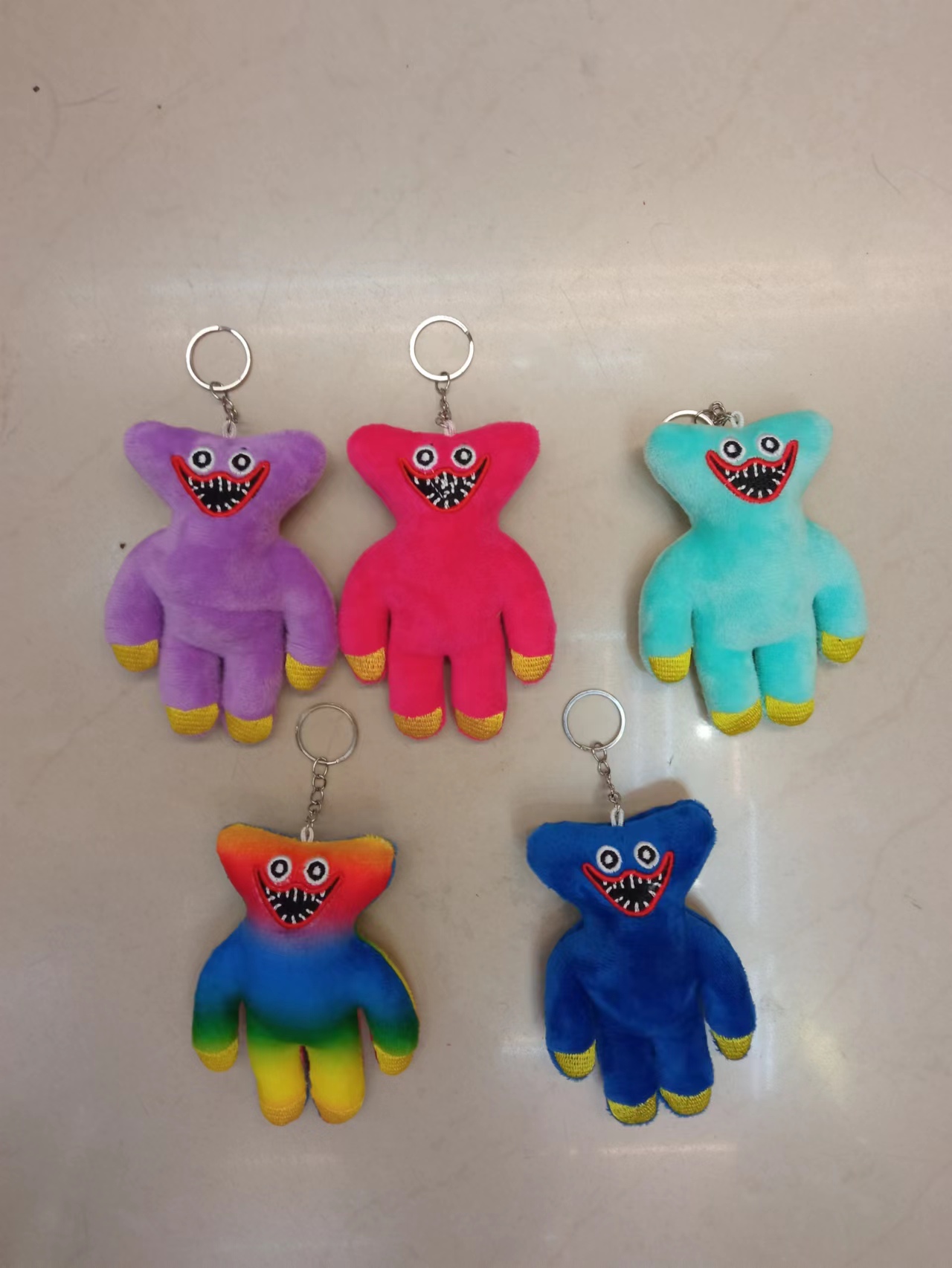 Cross-border Bobby plush toy, Bobby key pendant, Blue Bobby key small pendant, key keychain