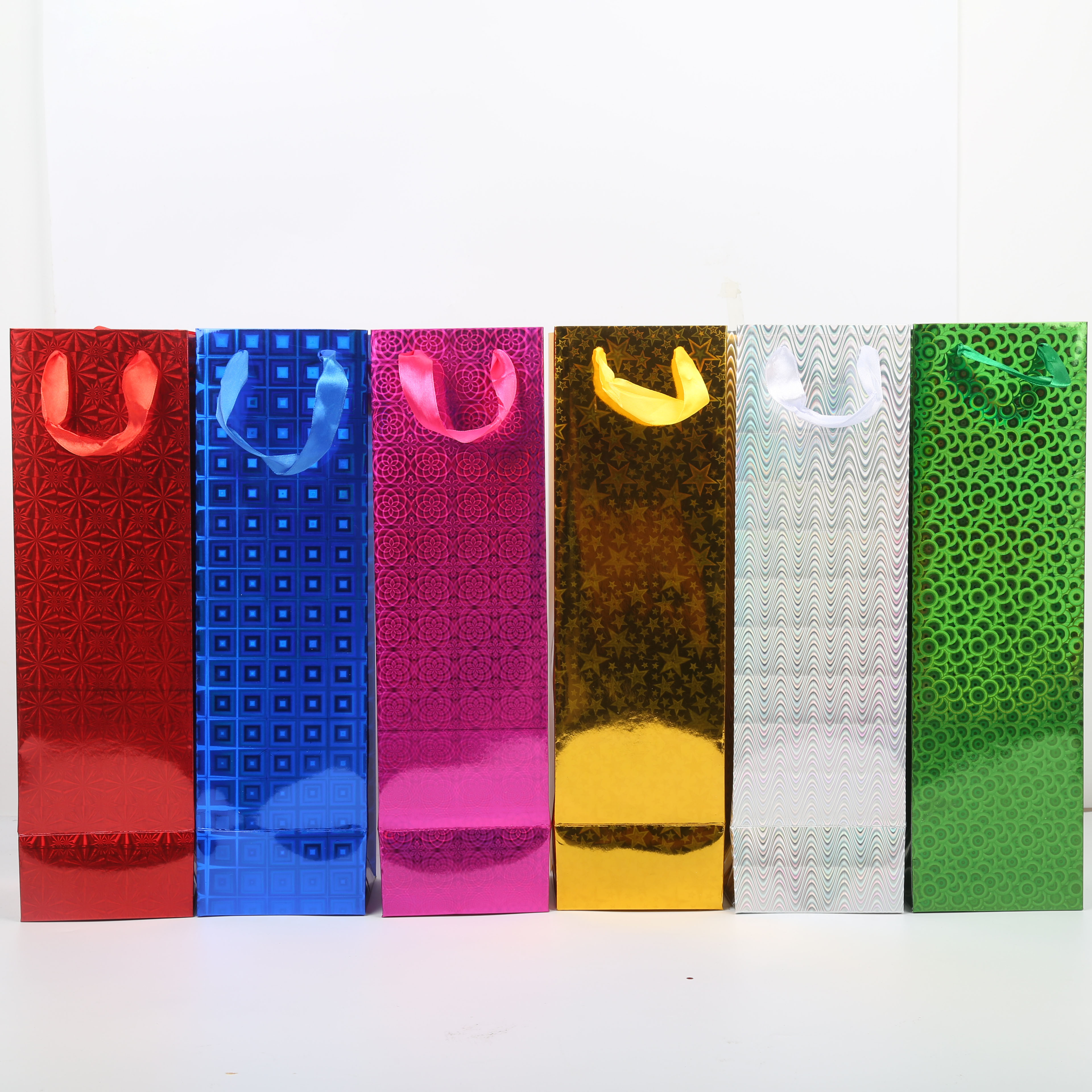 镭射手提袋礼品袋包装袋彩色手提袋
