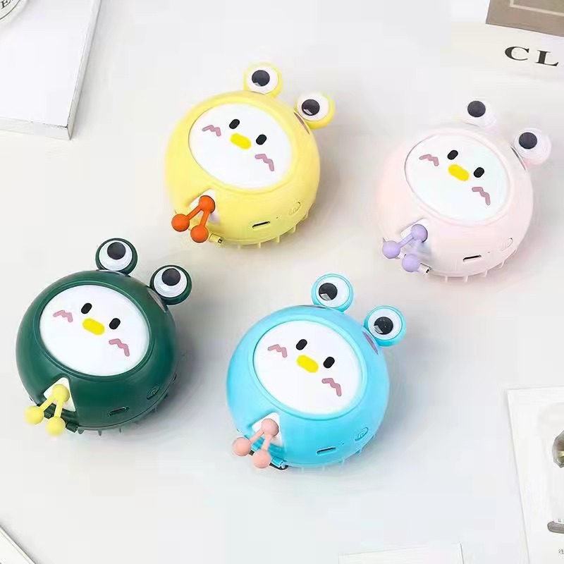 LD-9059 Frog with Mirror fan Item Picture