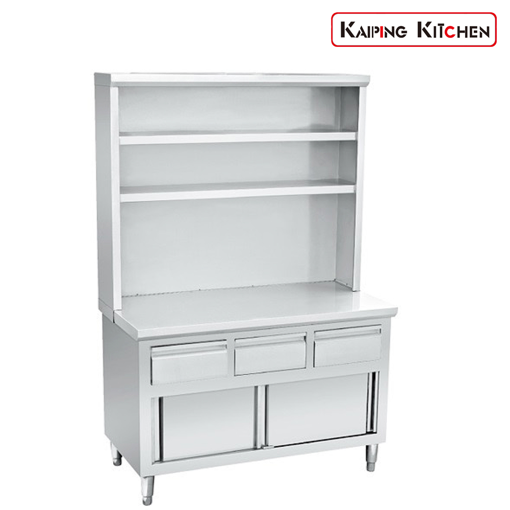 BN-C12出口装茶水柜带上座Bench Cabinet With Drawers & Over Shelf型号规格