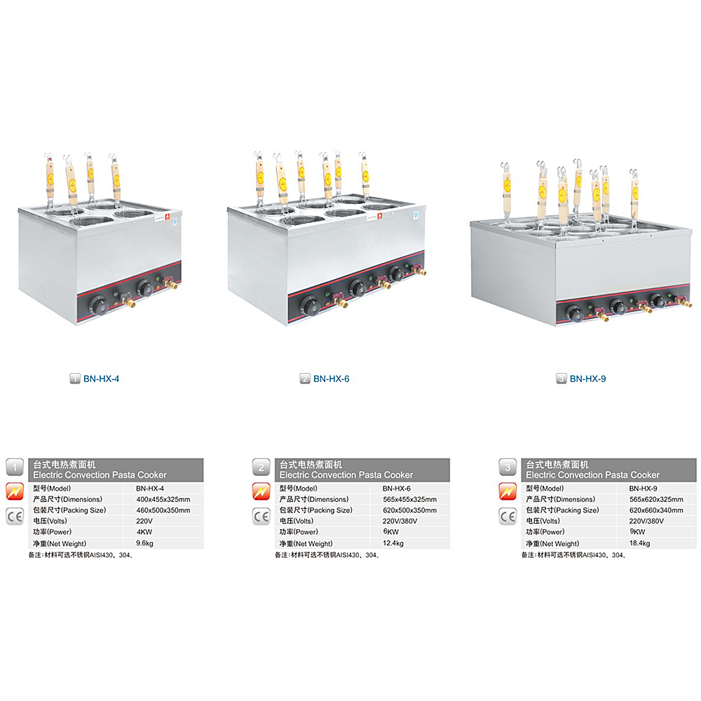 不锈钢/6头煮面炉/电煮面炉产品图