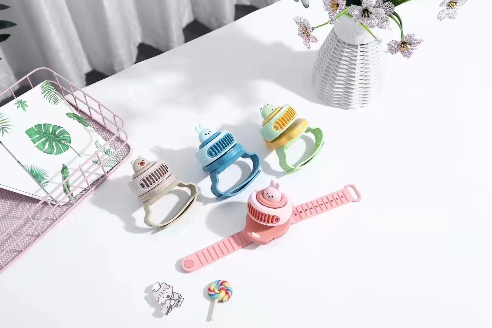 LD-9058 Rabbit Watch fan Item Picture