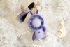 The 88519 rabbit keychain charging fan comes in four colors: white, blue, pink and purple. It is convenient to carry with a keychain Item Picture