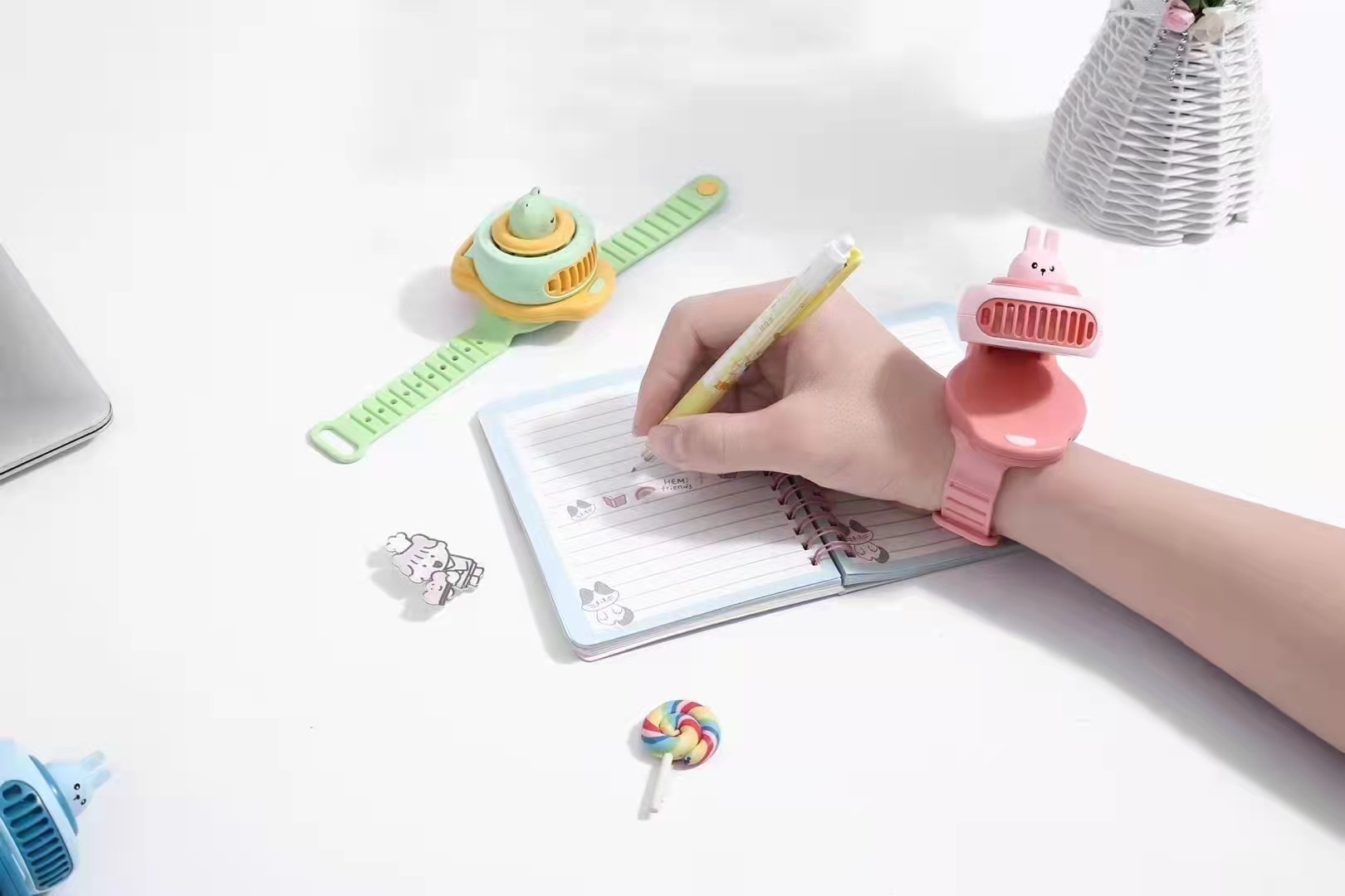 LD-9058 Rabbit Watch fan Application Scenario