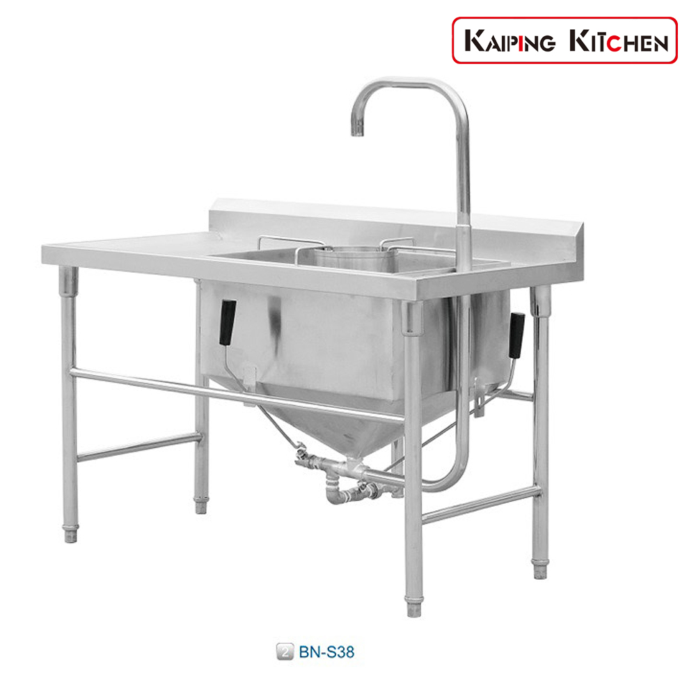 BN-S38 方形洗米机 Stainless Steel Rice Washer 型号（Model）BN-S38 产品