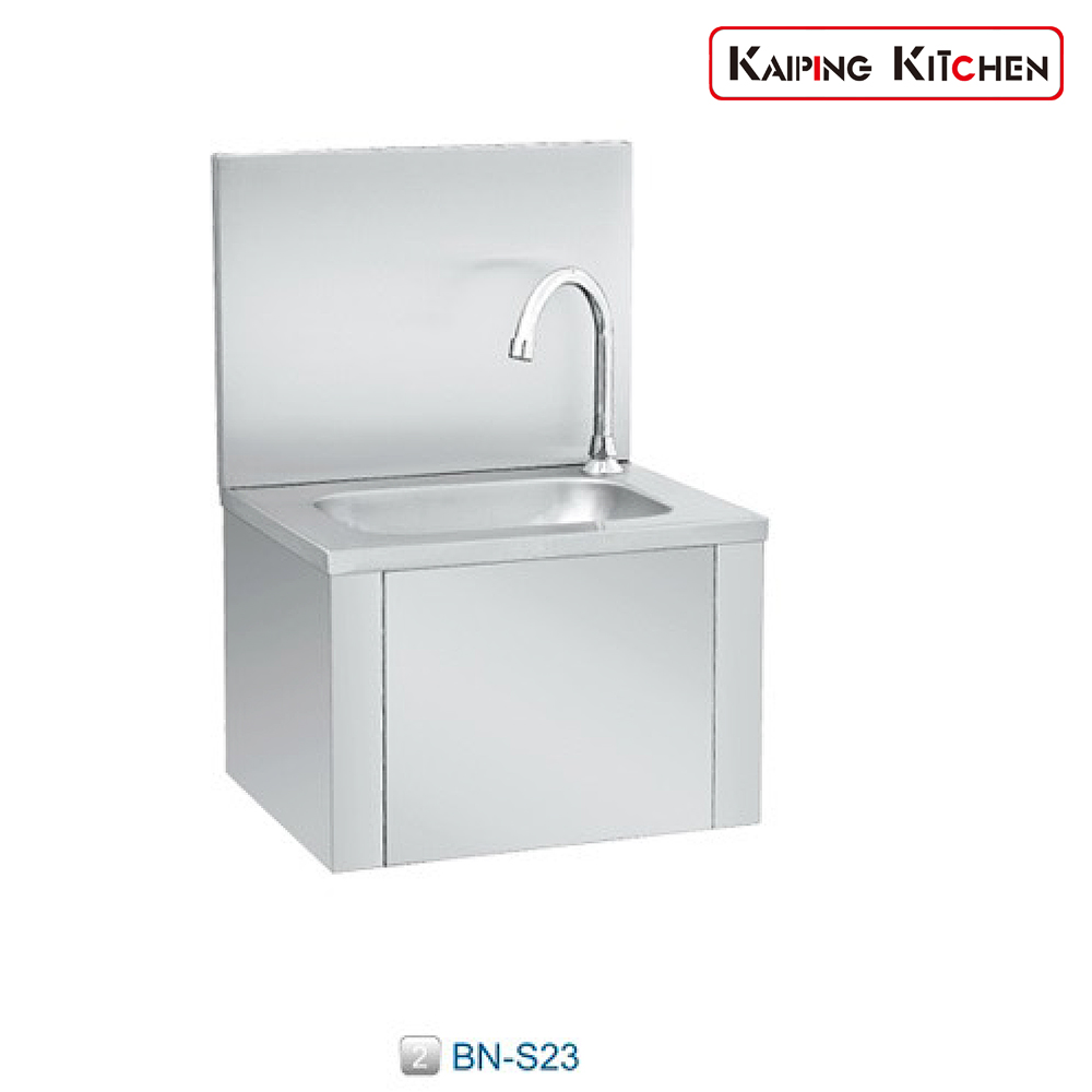 BN-S23挂墙式膝盖洗手盘Knee Operate Sink型号规格（长x宽×高）ModelSize(WxDxH