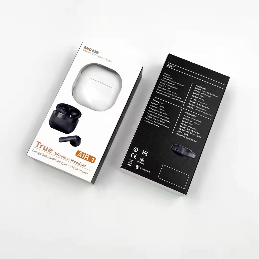 The new Air1 wireless Bluetooth gaming headphones feature touch buttons and are powered by JAIRui 6973, low power consumption, 4H copper ring speakers, and silicon label ENC noise-cancelling. They are suitable for both men and women pic 5