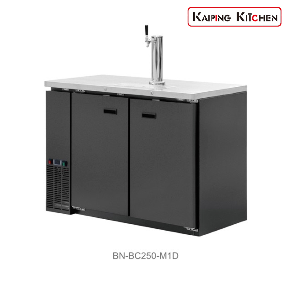 美式啤酒直接抽取式啤酒分配器304不锈钢内饰，配有明亮的LED照明标准(273/4”)%窄(24 1/