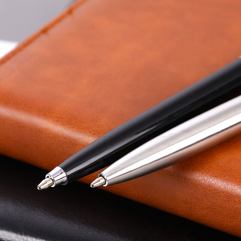 Metal ballpoint pens can be used for company and enterprise business office signature small gifts. Metal pens and advertising pens can be printed with logos Specification image