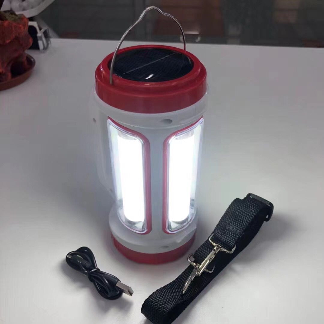 太阳能/应急手提灯白底实物图