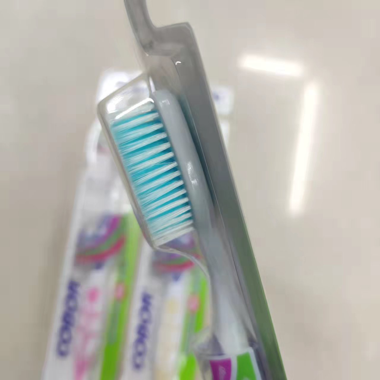 外贸英文软毛白底实物图