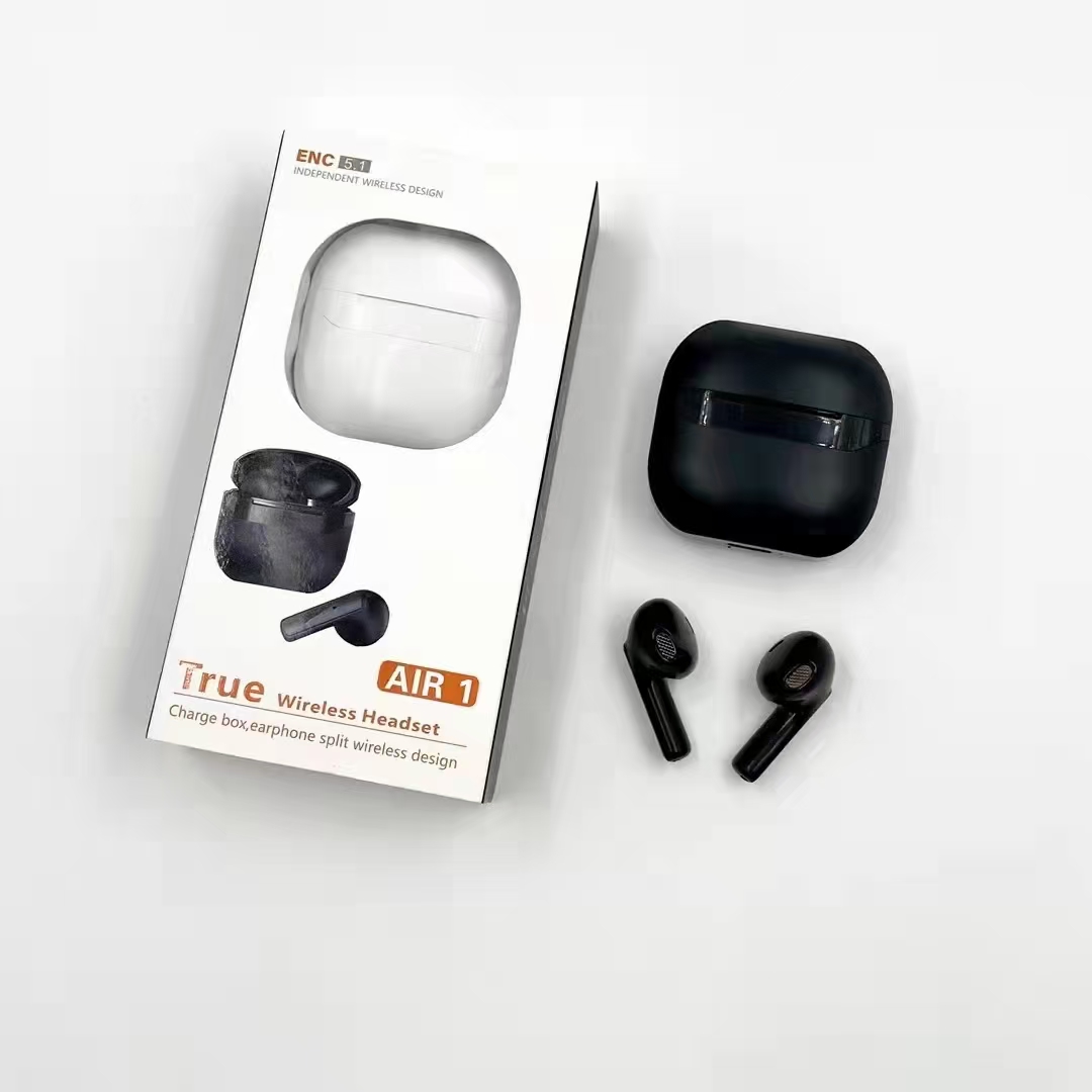 The new Air1 wireless Bluetooth gaming headphones feature touch buttons and are powered by JAIRui 6973, low power consumption, 4H copper ring speakers, and silicon label ENC noise-cancelling. They are suitable for both men and women pic 2