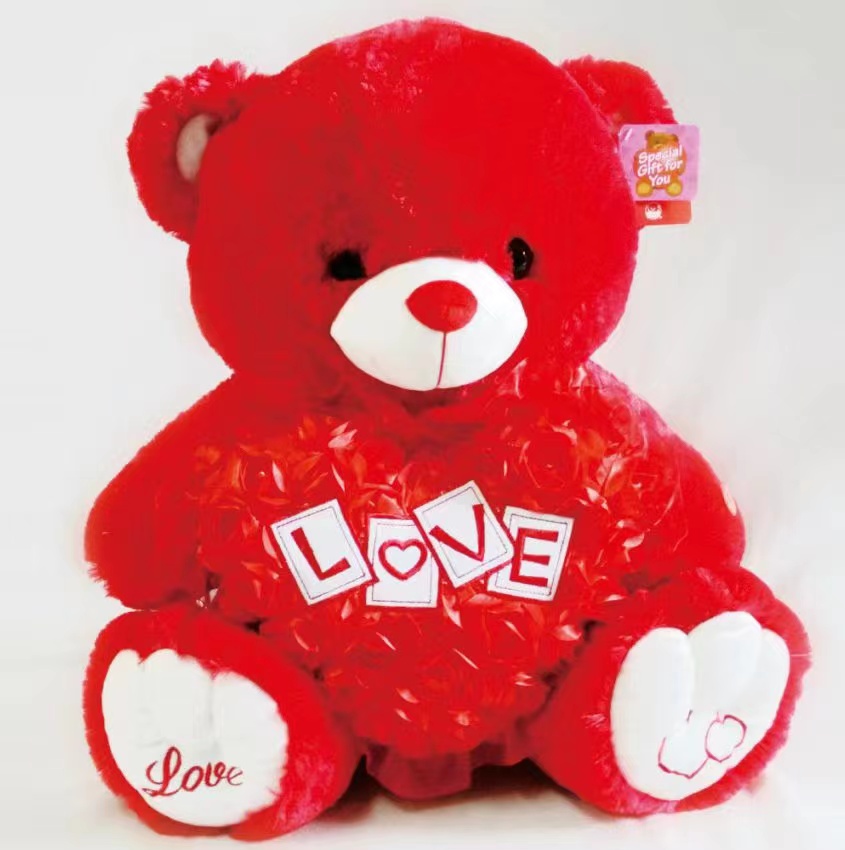 Toy figurines and dolls, holding a mood human festival bear Item Picture