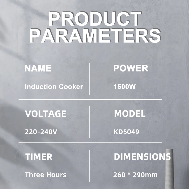 DSP/丹松 电磁炉家用2000w大功率触摸式电磁率节能多功能爆炒批发kd5049详情图5