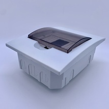 白底明装暗装塑料接线盒 空气开关线盒回路盒明装安装外贸内销