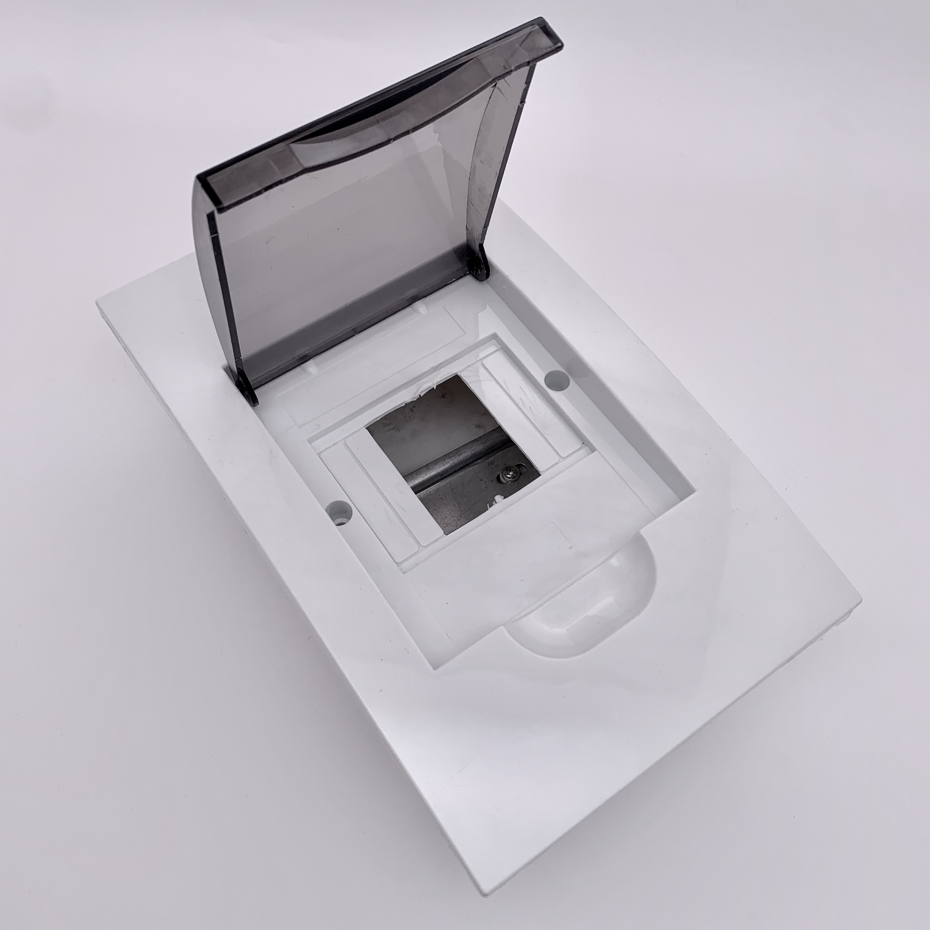 白底明装暗装塑料接线盒 空气开关线盒回路盒明装安装外贸内销详情图5