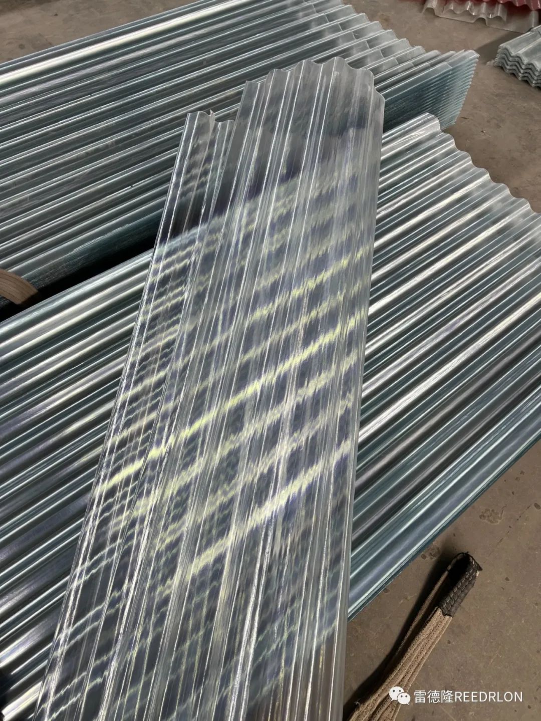 Redlong transparent tile light-transmitting sheet/FRP Fibreglass Reinfored Polyester Application Scenario