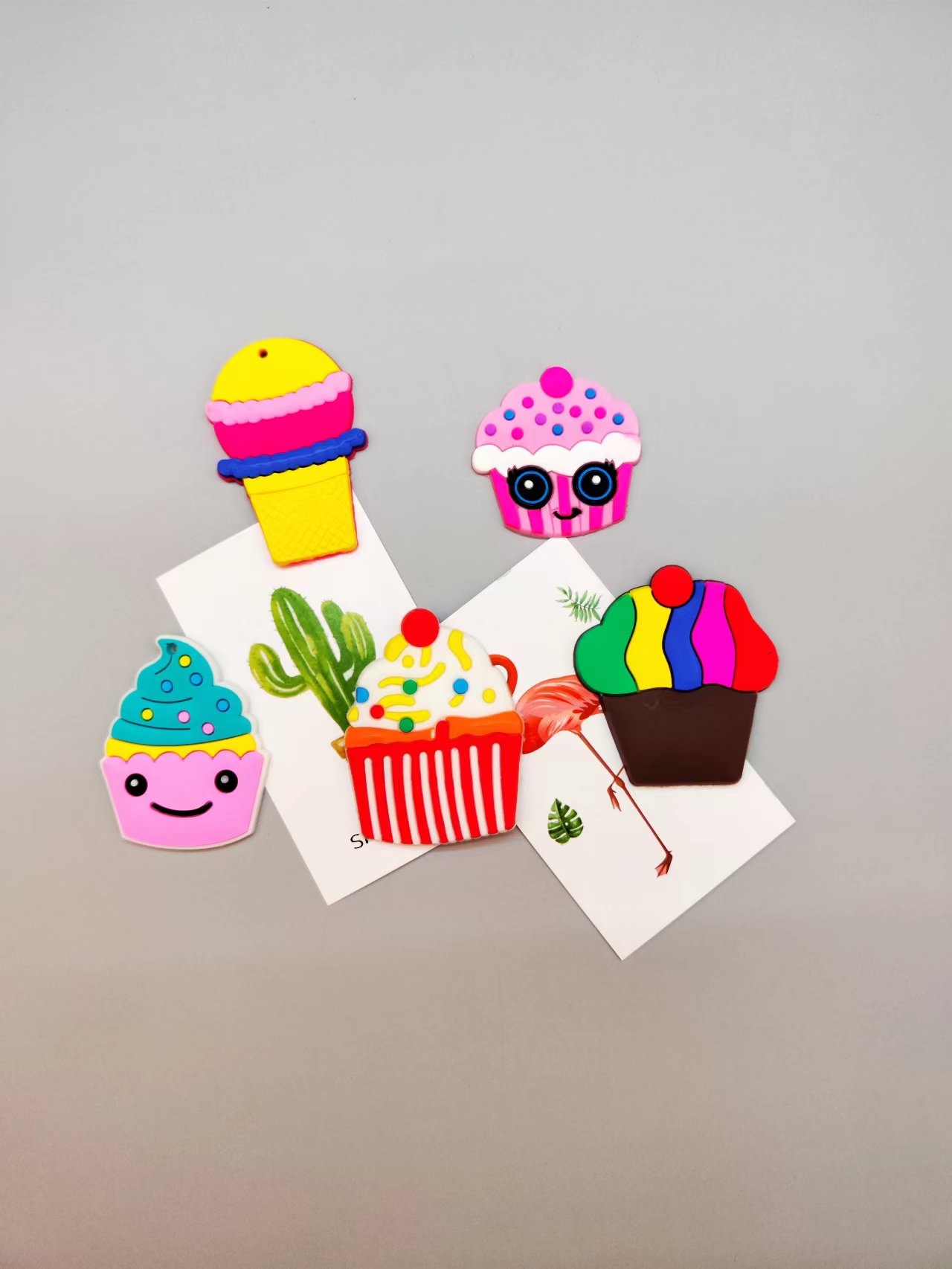 New creative and personalized anime stickers, animated peripheral stickers, cartoon cute three-dimensional soft rubber stickers, fridge magnets Item Picture
