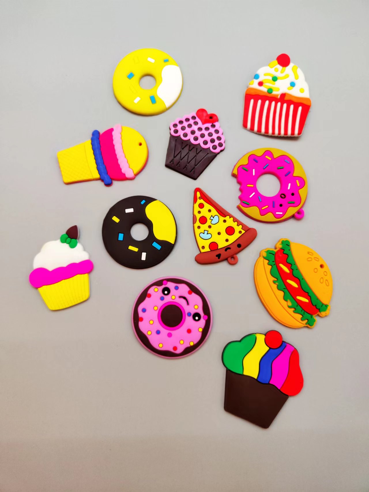 New creative and personalized anime stickers, animated peripheral stickers, cartoon cute three-dimensional soft rubber stickers, fridge magnets Application Scenario