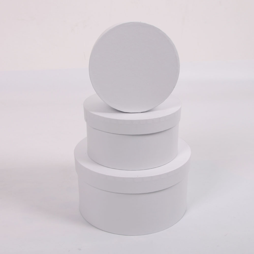 2247# Shihao Round Three-piece Flower Gift Box Factory Direct Sales Valentine's Day Gift box Application Scenario