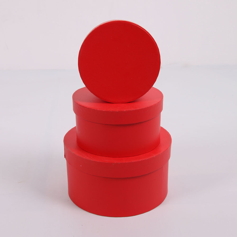 2247# Shihao Round Three-piece Flower Gift Box Factory Direct Sales Valentine's Day Gift box details Picture