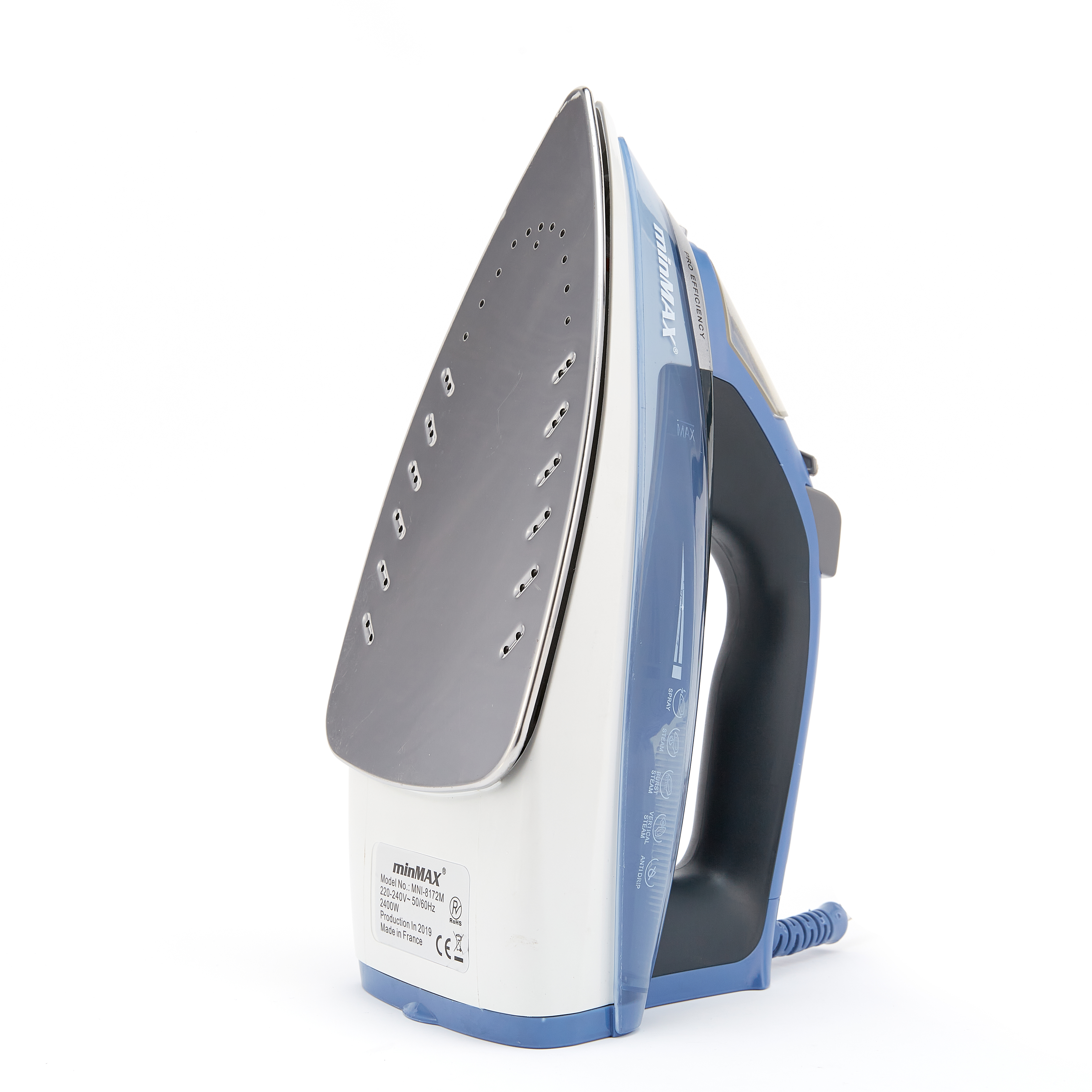 minMAX's new foreign trade electric iron, portable handheld large iron, home dormitory, powerful steam 2400W