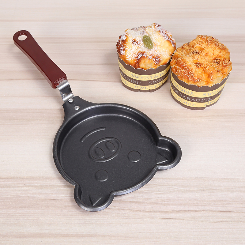 Cute mini flat-bottomed frying pan