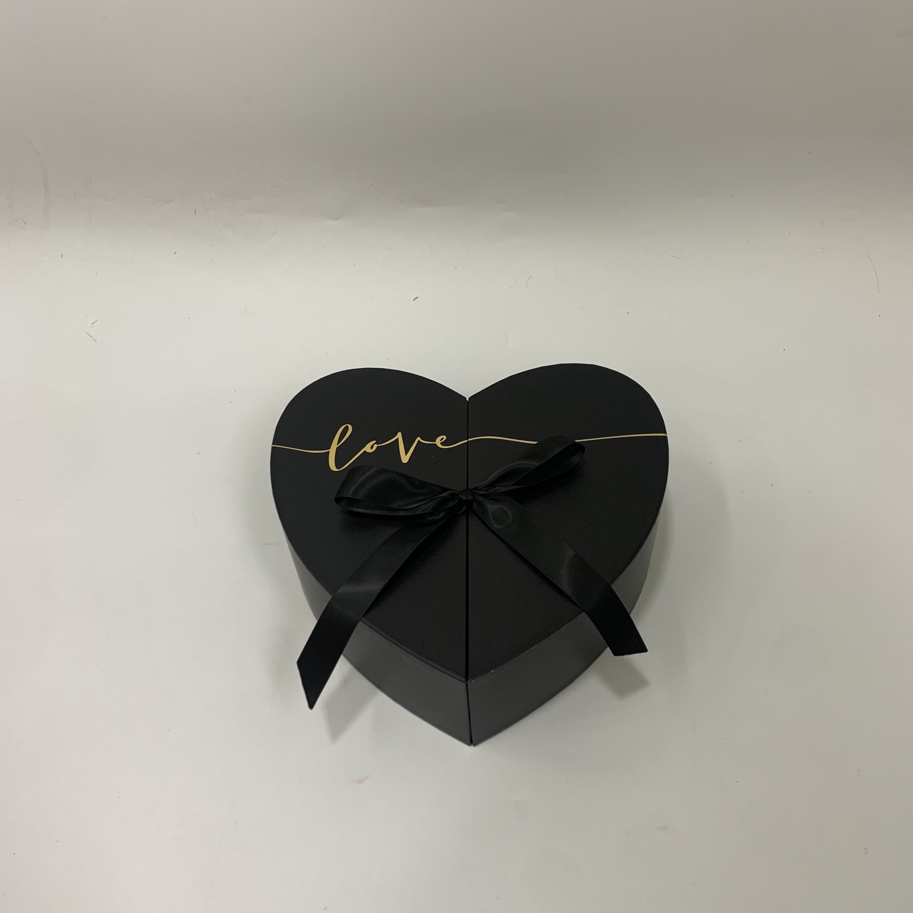 Vina Double heart-shaped flower box gift packaging box, wedding gift box, heart-shaped gift box, present box