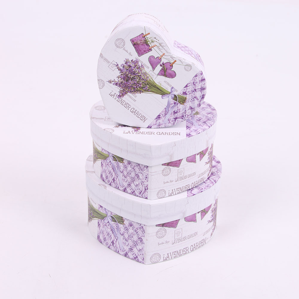 纸盒/花盒/心形礼盒白底实物图