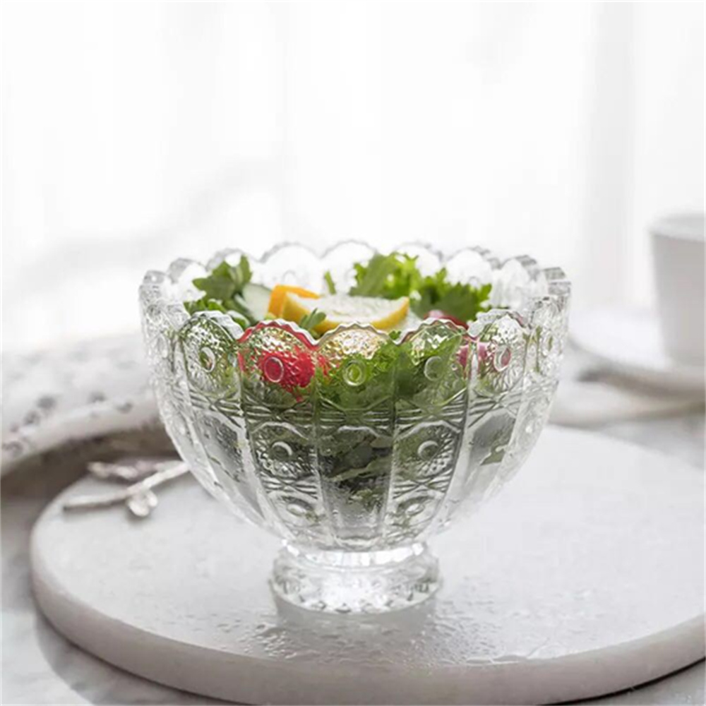 欧式水晶玻璃/果篮果盆/浮雕工艺 产品图