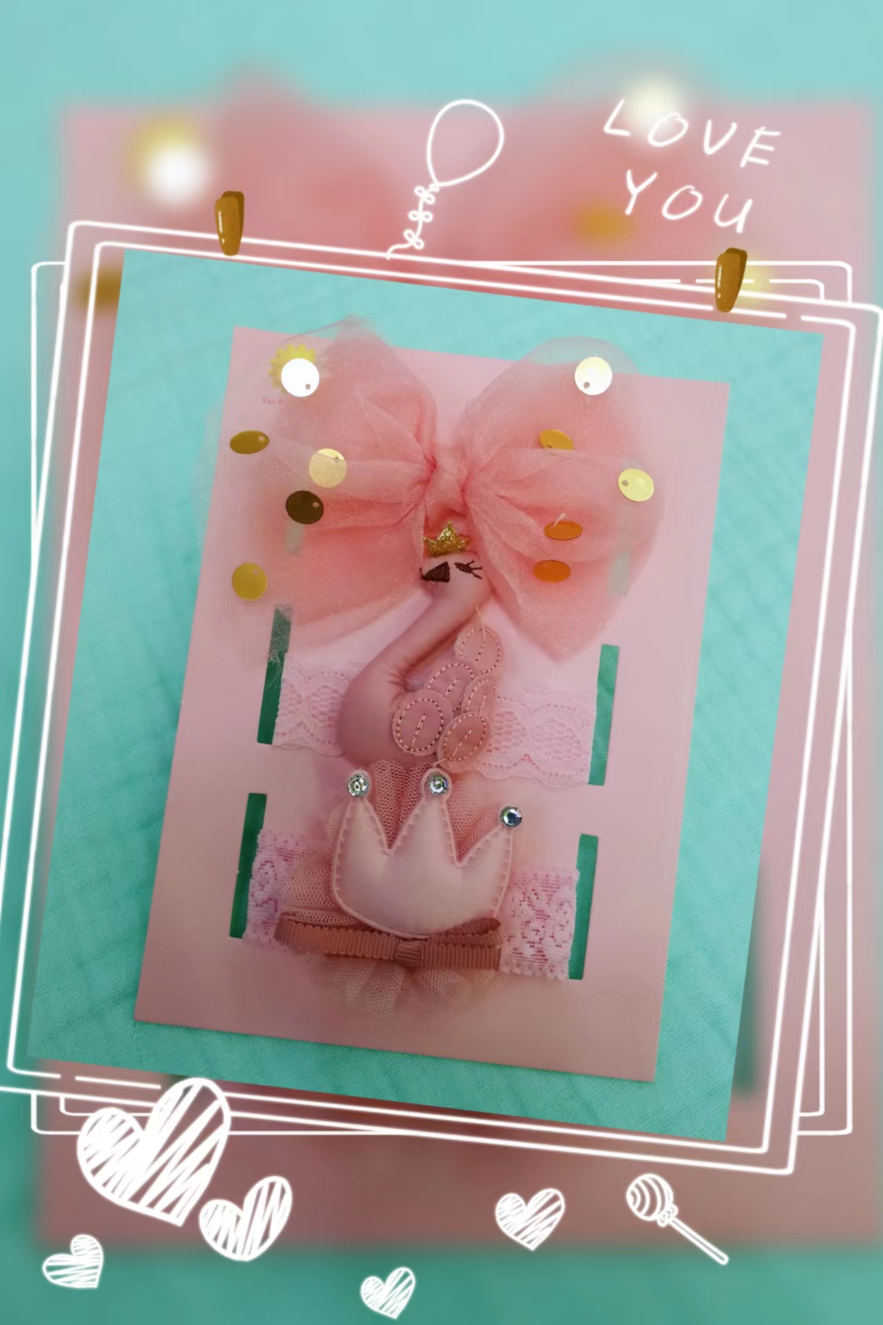 Wholesale children's accessories, hair bands, Korean version cute princess headwear gift box sets from the manufacturer