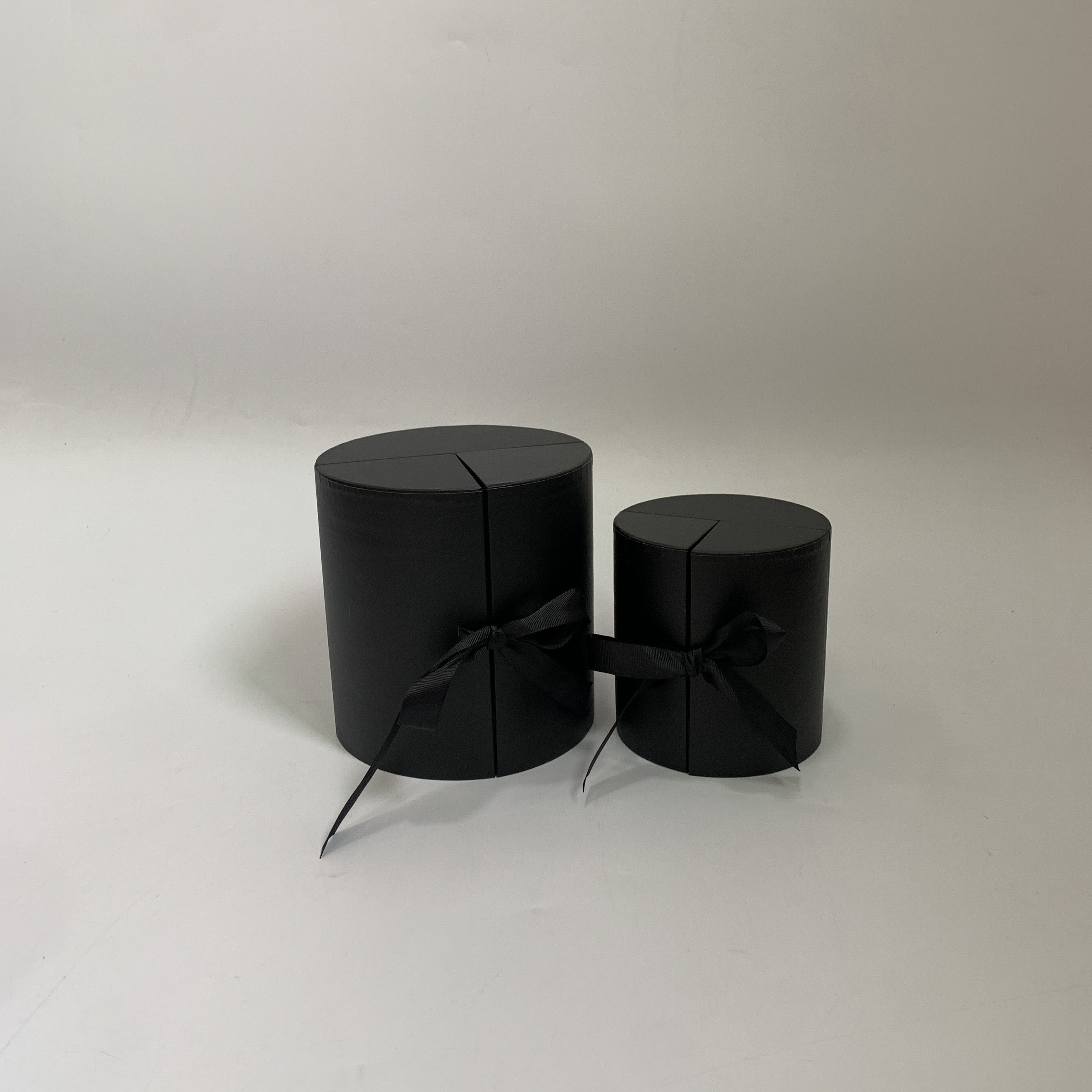 Vina round double opening set of two gift boxes, gift packaging boxes, wedding gift boxes, hand-held gift boxes, gift boxes Specification image