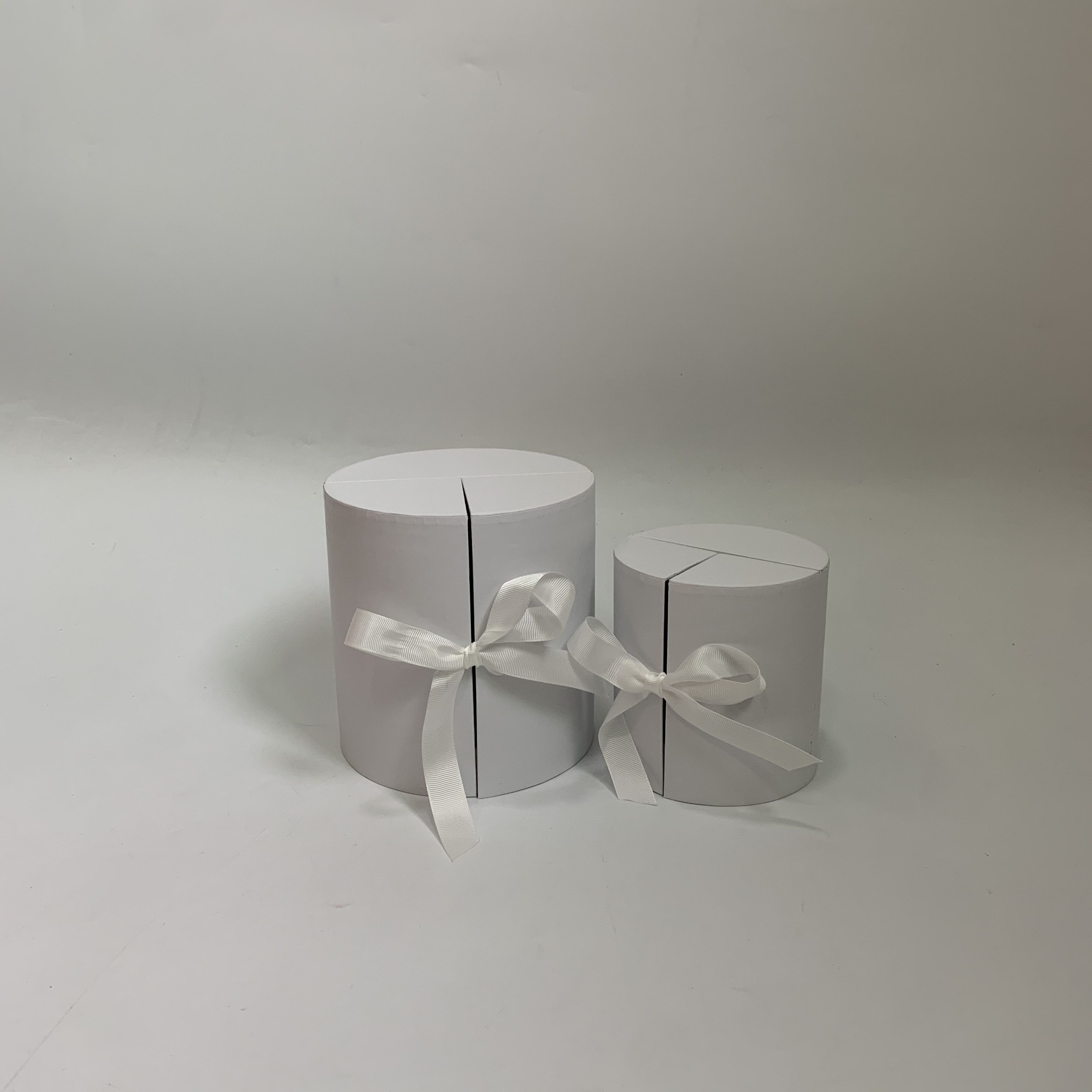 Vina round double opening set of two gift boxes, gift packaging boxes, wedding gift boxes, hand-held gift boxes, gift boxes details Picture